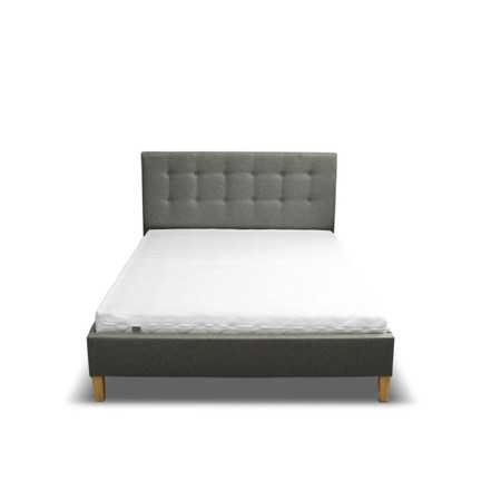 Čalouněná postel DAVID šedá rozměr 180x200 cm TT-FURNITURE