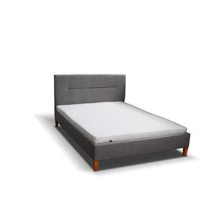 Čalouněná postel KAROLINA šedá rozměr 180x200 cm TT-FURNITURE