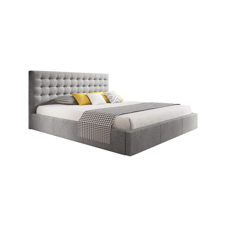 Čalouněná postel VERO rozměr 80x200 cm - šedá TT-FURNITURE