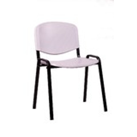Konferenční plastová židle ISO Bílá Mazur