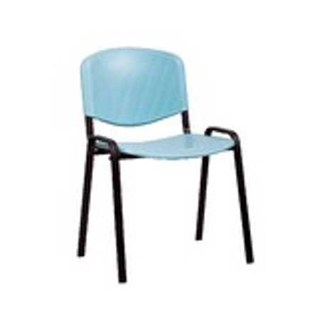 Konferenční plastová židle ISO Světle modrá Mazur