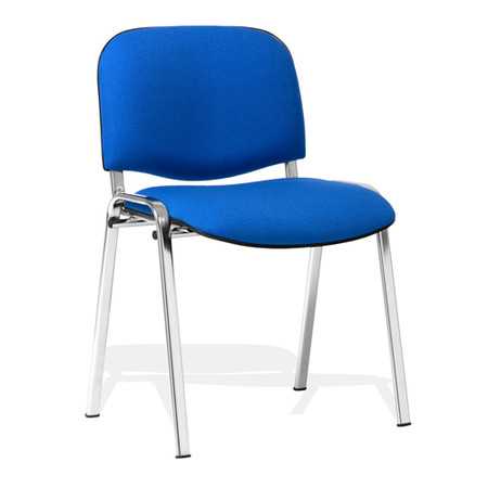 Konferenční židle ISO CHROM C24 - hnědo/béžová Mazur