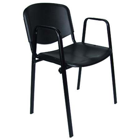 Konferenční židle ISO plastová s područkami RAL-1001 Mazur
