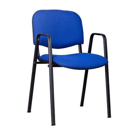Konferenční židle ISO s područkami C11 - černá Mazur