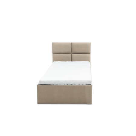 Čalouněná postel MONOS s pěnovou matrací rozměr 90x200 cm Tmavě šedá Signal-nabytek