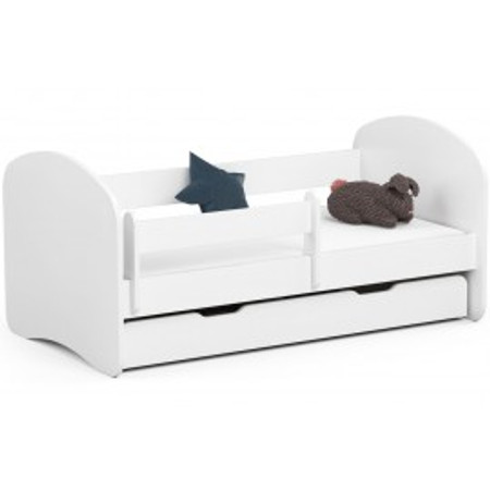Dětská postel SMILE 140x70 cm - bílá Akord