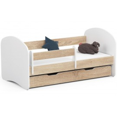 Dětská postel SMILE 140x70 cm - dub sonoma Akord