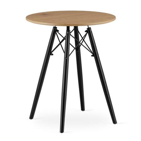 Jídelní stůl TODI 60 cm - černá/dub Signal-nabytek