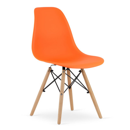Židle OSAKA - buk/oranžová Signal-nabytek