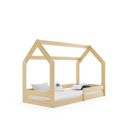 Dětská postel DOMEK I bez úložného prostoru  80x160 cm - borovice BMS