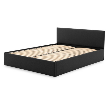 Čalouněná postel LEON bez matrace rozměr 160x200 cm Černá Signal-nabytek