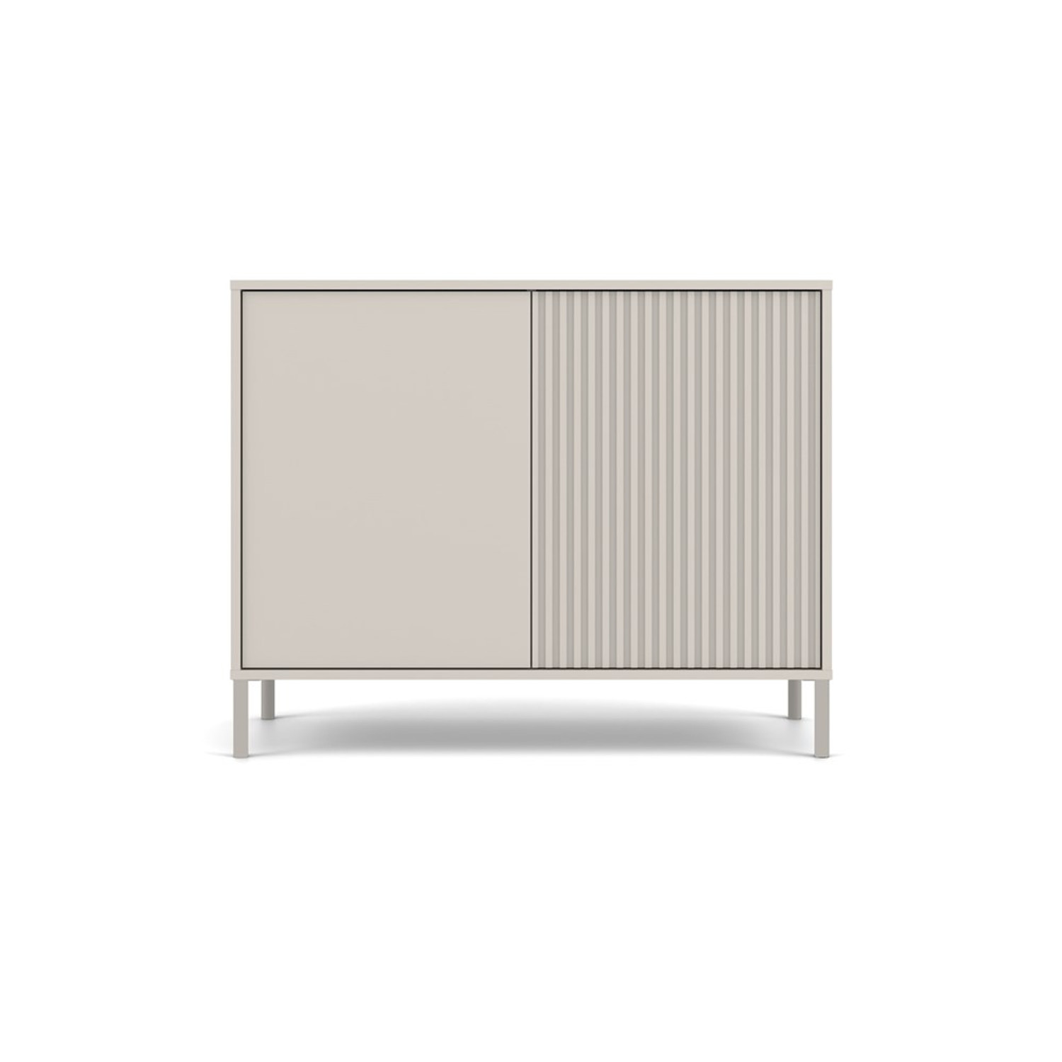 Komoda KAMARO 2D SLIM/hladký - béžová TOP Nábytek